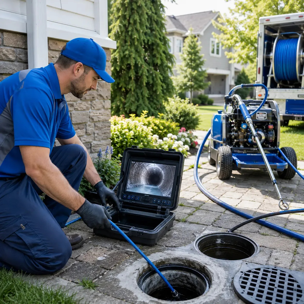 Outdoor drain cleaning professionals serving Fond Du Lac, WI